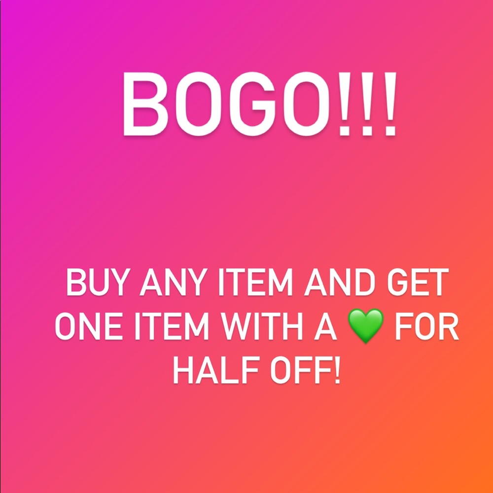 CLOSET BOGO SALE